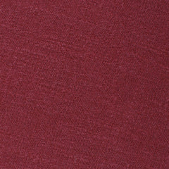 Cabernet Burgundy Linen Skinny Tie Fabric