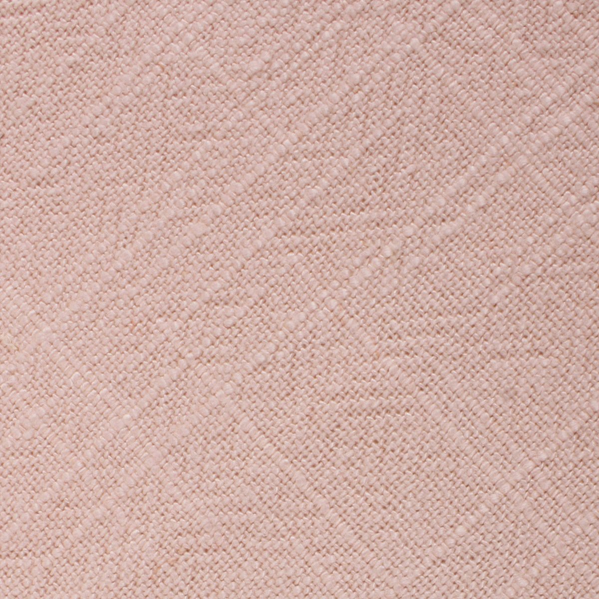 Cameo Beige Pink Chenille Linen Skinny Tie Fabric