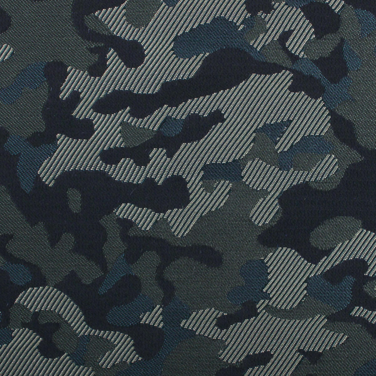 Camouflage Army Green Fabric Necktie