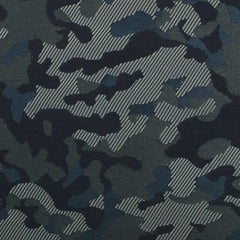 Camouflage Army Green Fabric Self Diamond Bowtie