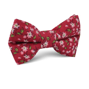 Cano Cristales Scarlet Floral Kids Bow Tie
