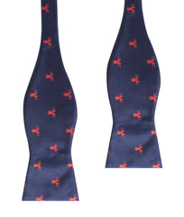 Caribbean Coral Octopus Self Bow Tie