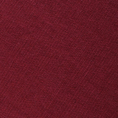 Carmine Burgundy Linen Skinny Tie Fabric