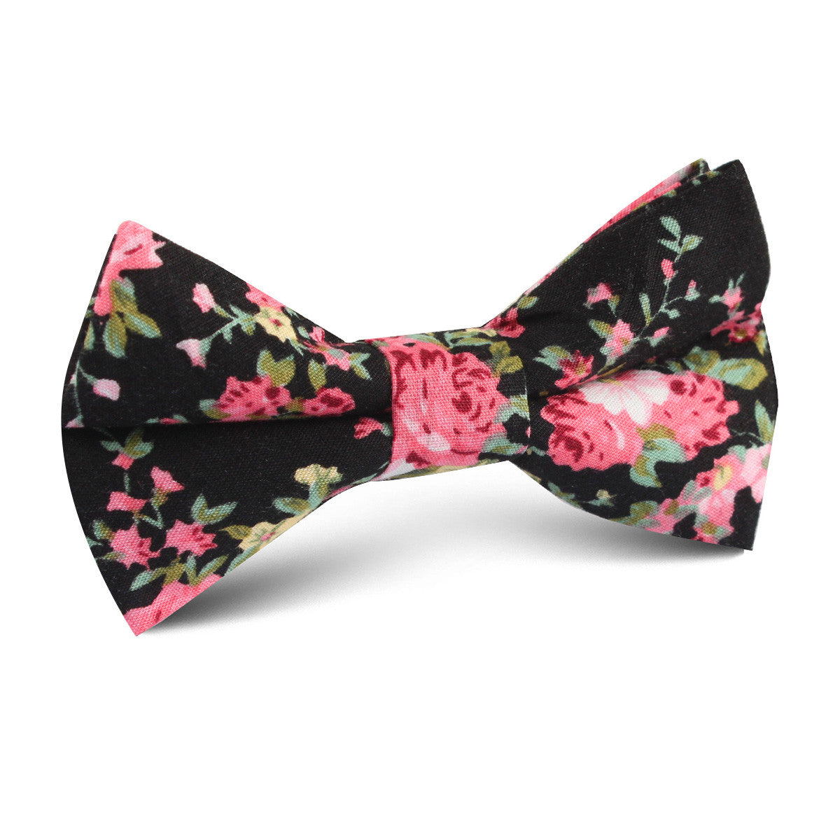 Carnation Floral Pink Kids Bow Tie