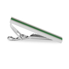 Casablanca Emerald Green Tie Bars