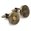Royale Antique Brass Mens Cufflinks