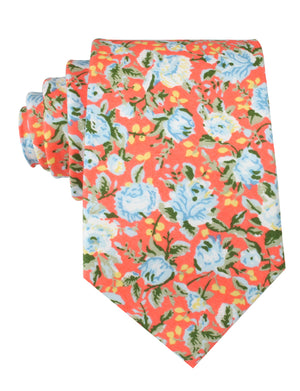 Cayman Island Floral Necktie