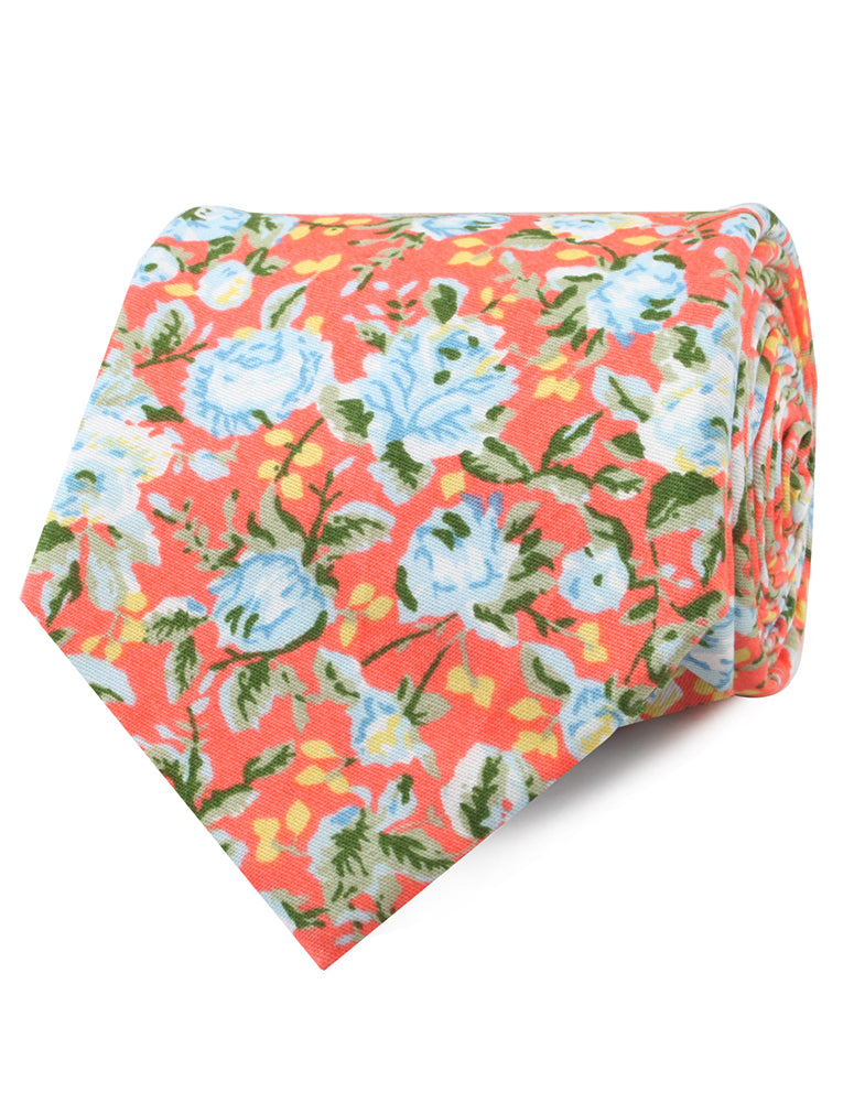 Cayman Island Floral Neckties