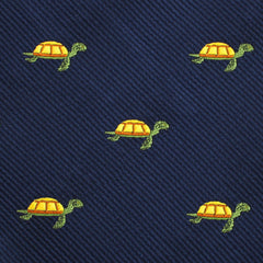 Galapagos Turtle Pocket Square Fabric