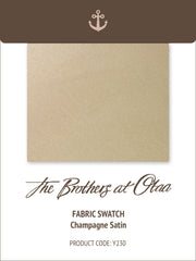 Champagne Satin Y230 Fabric Swatch
