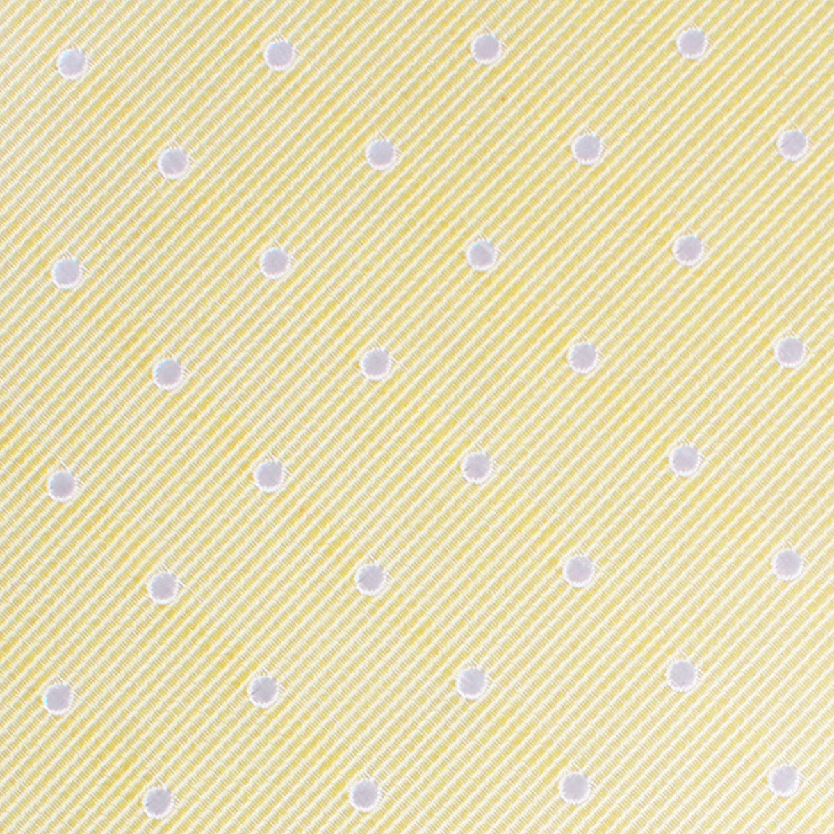 Champagne Polka Dot Pocket Square Fabric