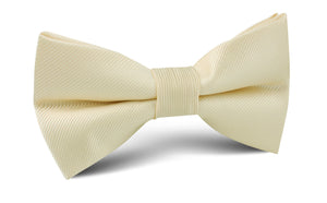 Champagne Twill Bow Tie