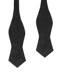 Charcoal Donegal Diamond Self Bow Tie