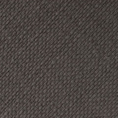 Charcoal Graphite Weave Linen Pocket Square Fabric