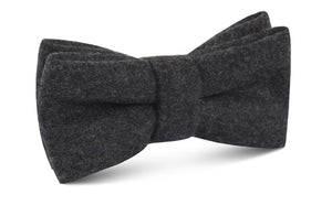Charcoal Grey Dorset Wool Bow Tie