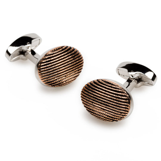 Charlemagne Rose Gold Cufflinks