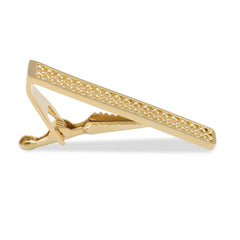 Charlemagne Weave Gold Tie Bars