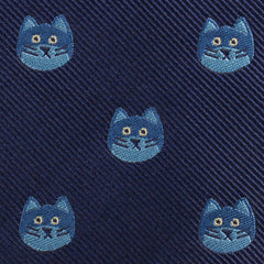 Cheshire Cat Face Fabric Mens Bow Tie