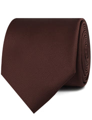 Chocolate Brown Twill Neckties
