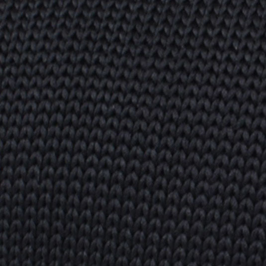 Chopin Black Knitted Tie Fabric