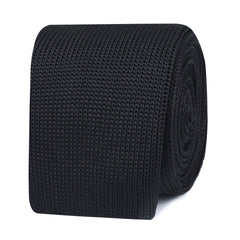 Chopin Black Knitted Tie