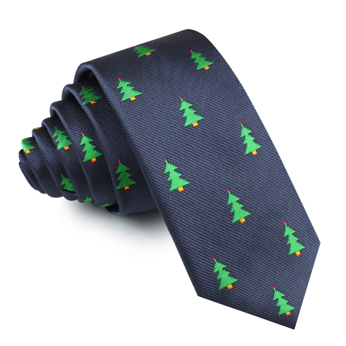 Christmas Tree Skinny Tie