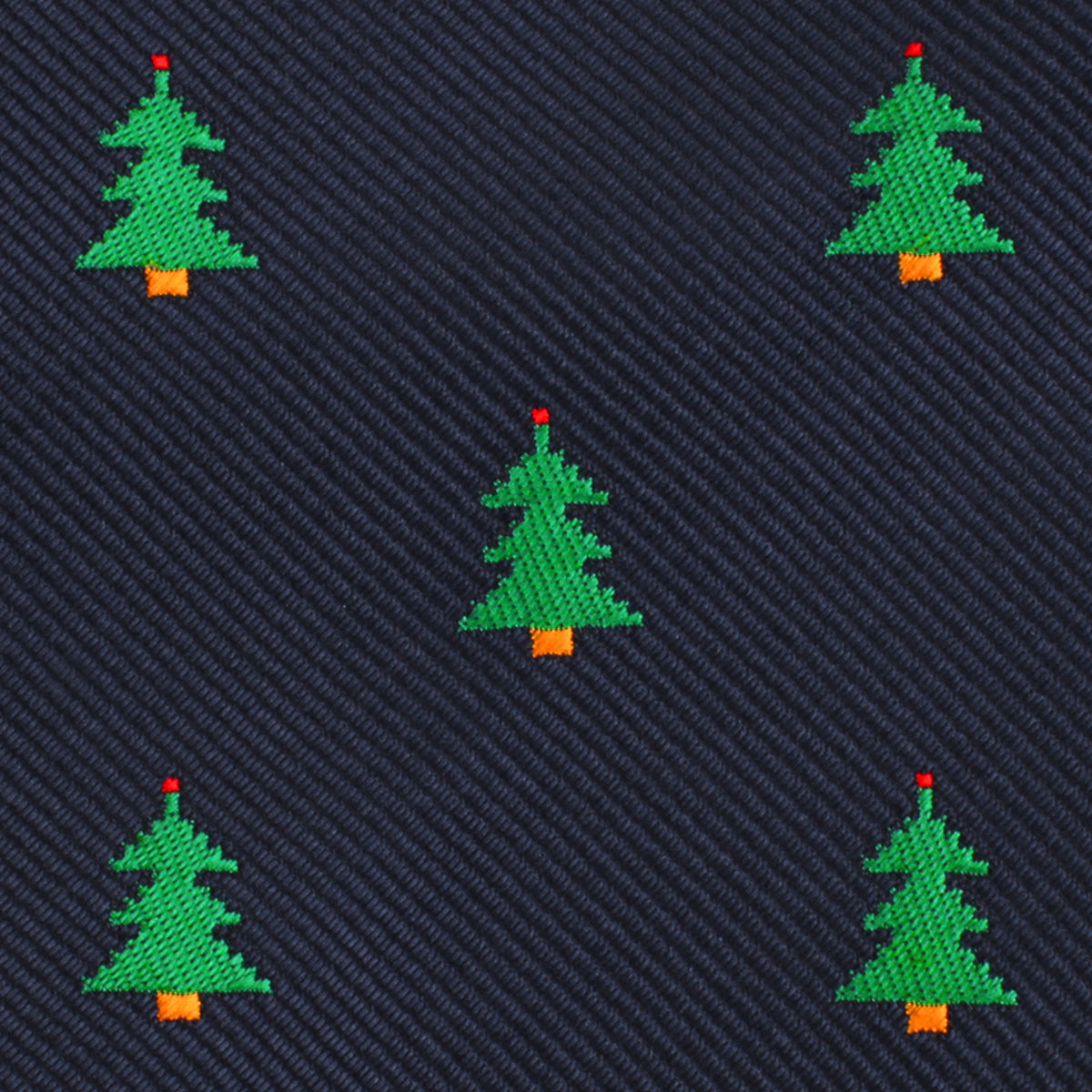 Christmas Tree Skinny Tie Fabric