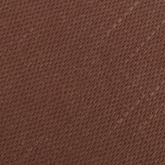 Cinnamon Brown Coarse Linen Fabric Swatch