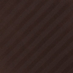 Cinnamon Brown Striped Skinny Tie Fabric