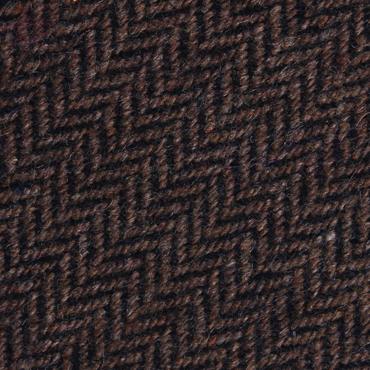 Cinnamon Herringbone Fabric Necktie