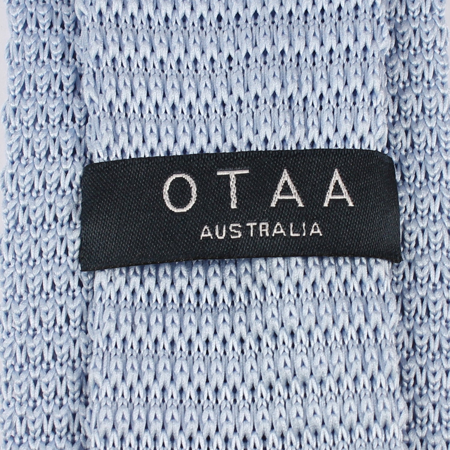 Columbia Light Blue Knitted Tie Back View