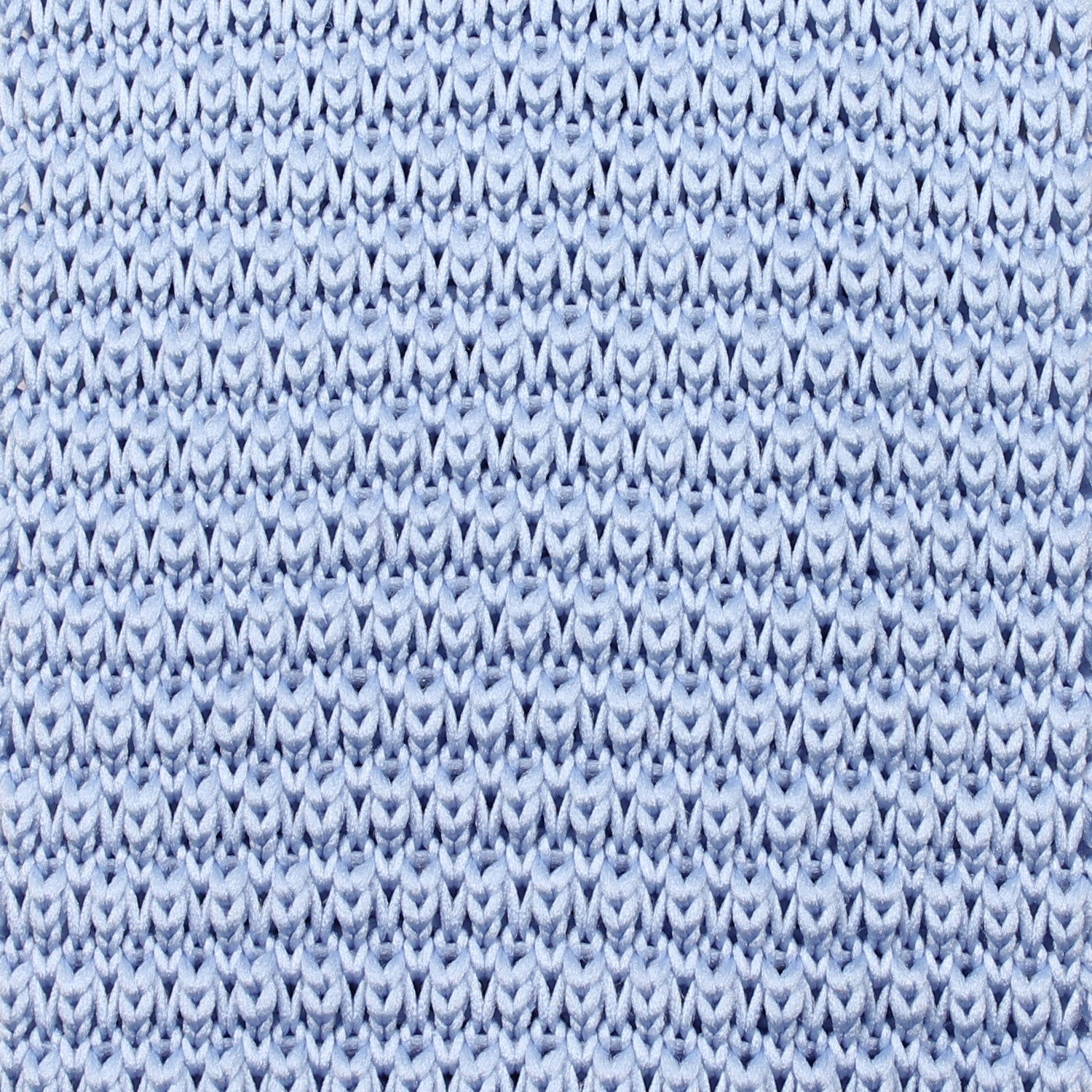 Columbia Light Blue Knitted Tie Detail View
