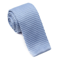 Columbia Light Blue Knitted Tie OTAA