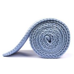 Columbia Light Blue Knitted Tie Side Roll