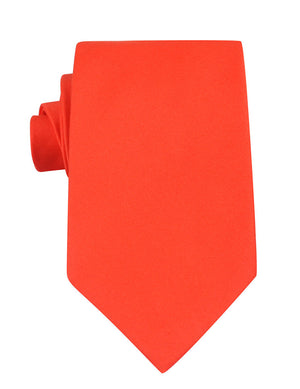 Coral Pink Cotton Necktie