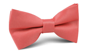 Coral Reef Satin Bow Tie