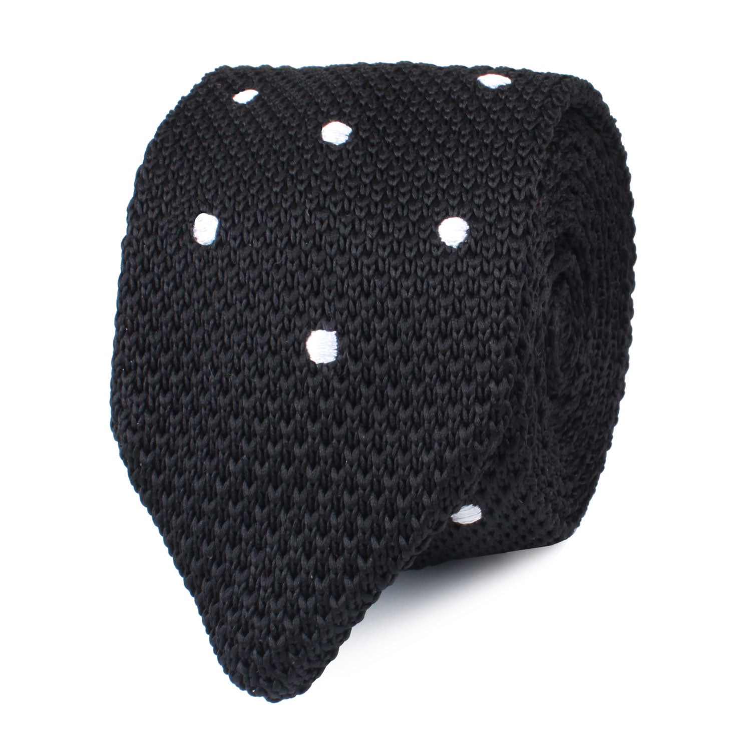 Corax Black Knitted Tie