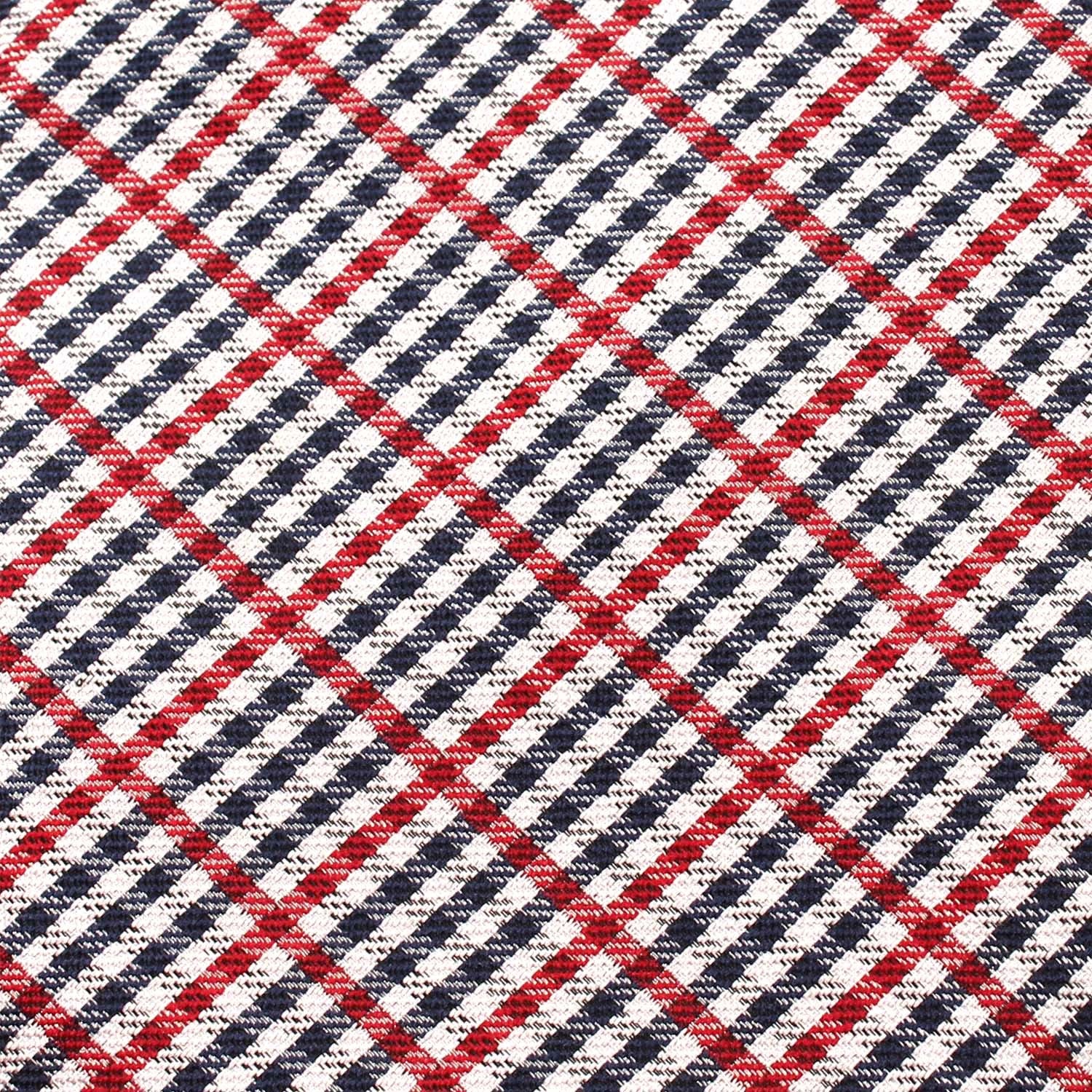 Crimson Gingham Fabric Bow Tie X704