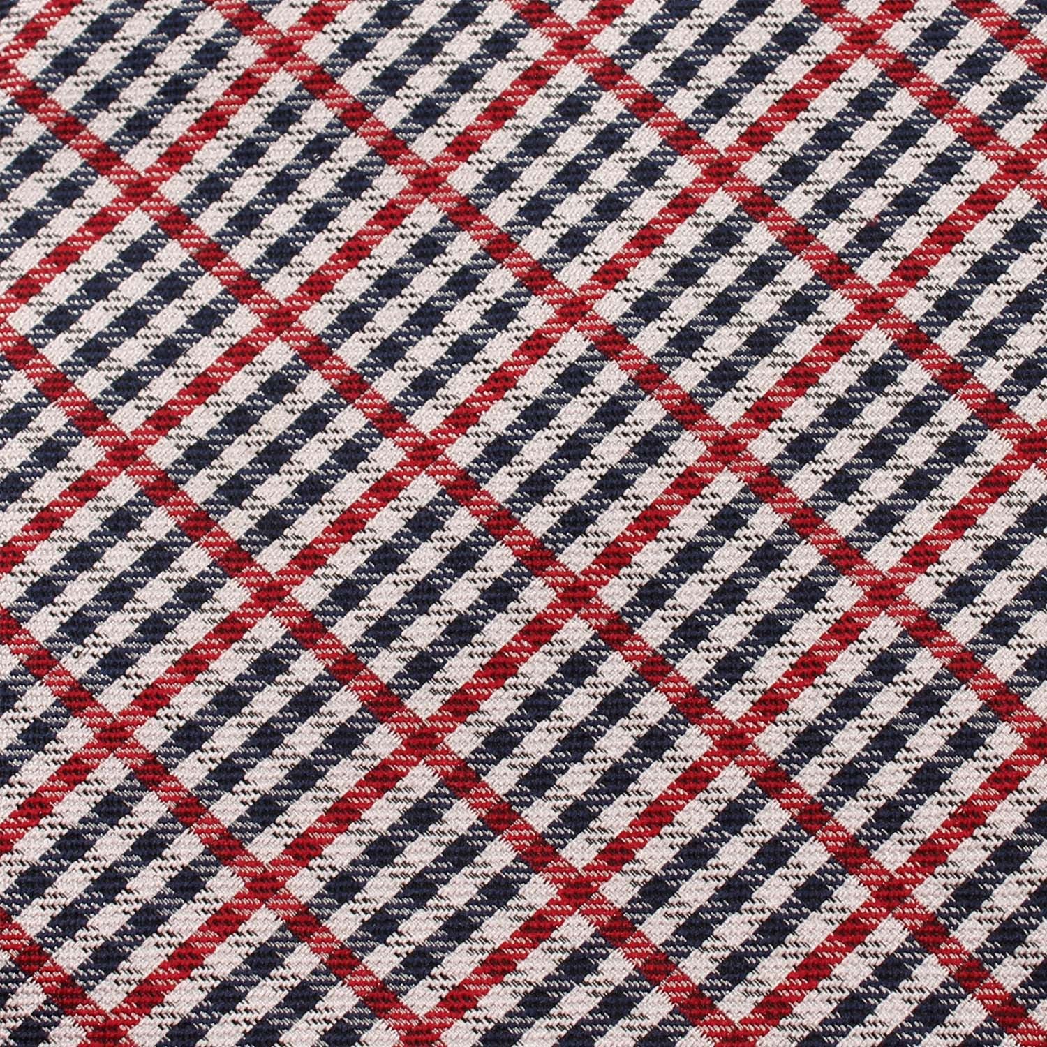 Crimson Gingham Fabric Kids Bow Tie X704