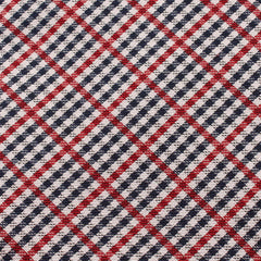 Crimson Gingham Fabric Kids Bow Tie X704