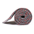 Crimson Gingham Necktie Side View