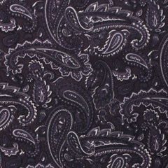 Culaccino Kettle Black Paisley Fabric Mens Diamond Bowtie