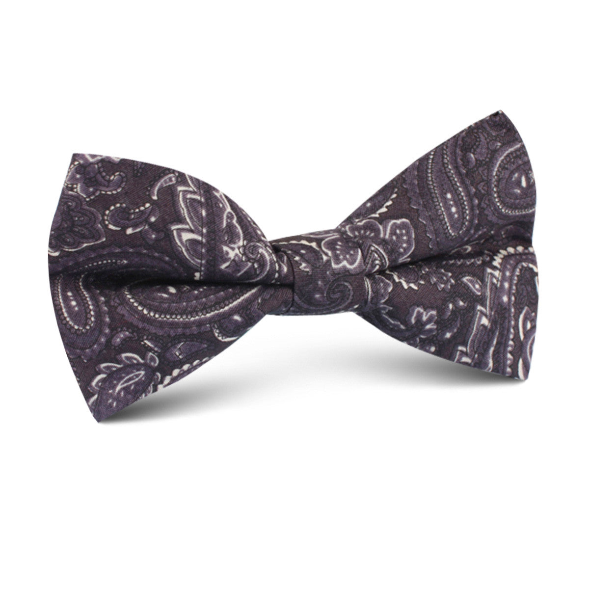 Culaccino Kettle Black Paisley Kids Bow Tie