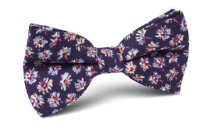 Culiacán Purple Floral Bow Tie