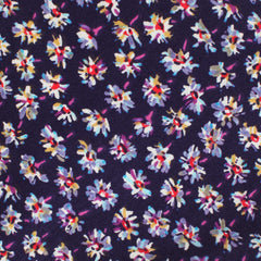 Culiacán Purple Floral Bow Tie Fabric
