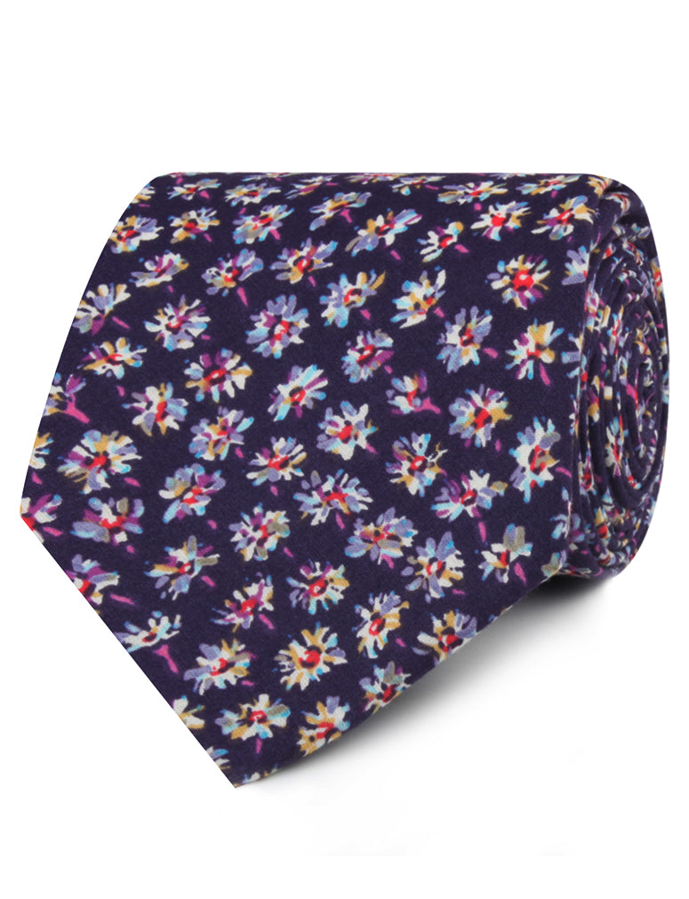 Culiacán Purple Floral Neckties