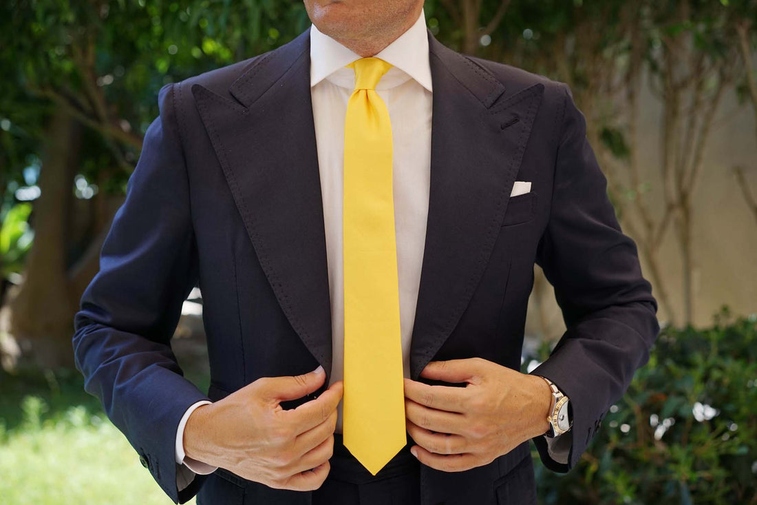 Sunflower Print Men's Skinny Tie – 58" Long, 2.76" Wide, Perfect For Weddings, Business & Gifts