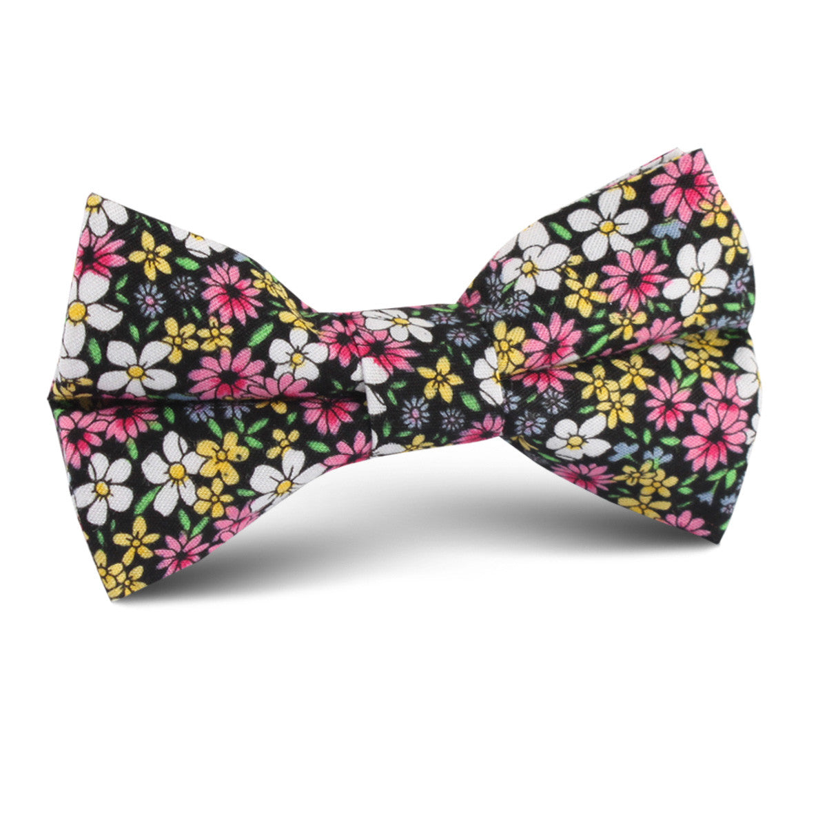 Daffodil Floral Kids Bow Tie