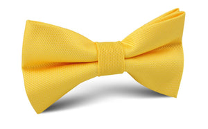 Daffodil Tuscan Sun Yellow Weave Bow Tie