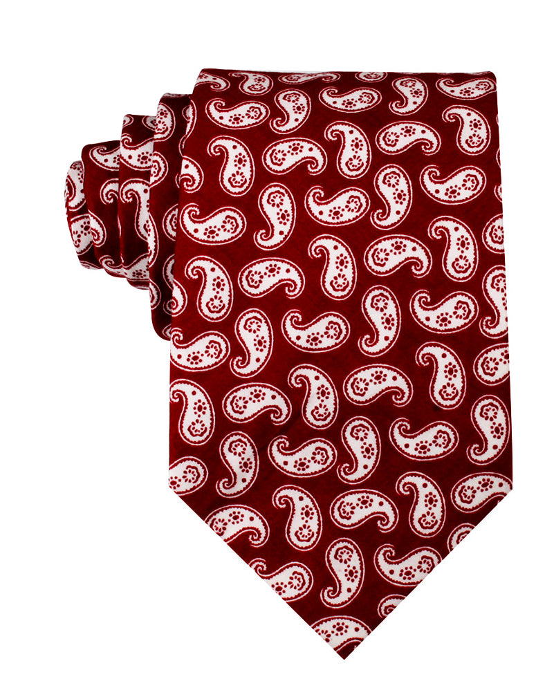 Danielre Red Paisley Necktie
